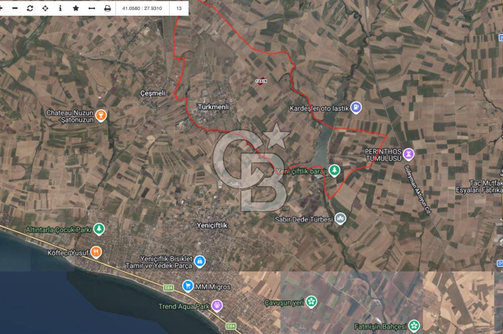 Tekirdağ Marmaraereğlisi Türkmenlide Yatırımlık Tarla