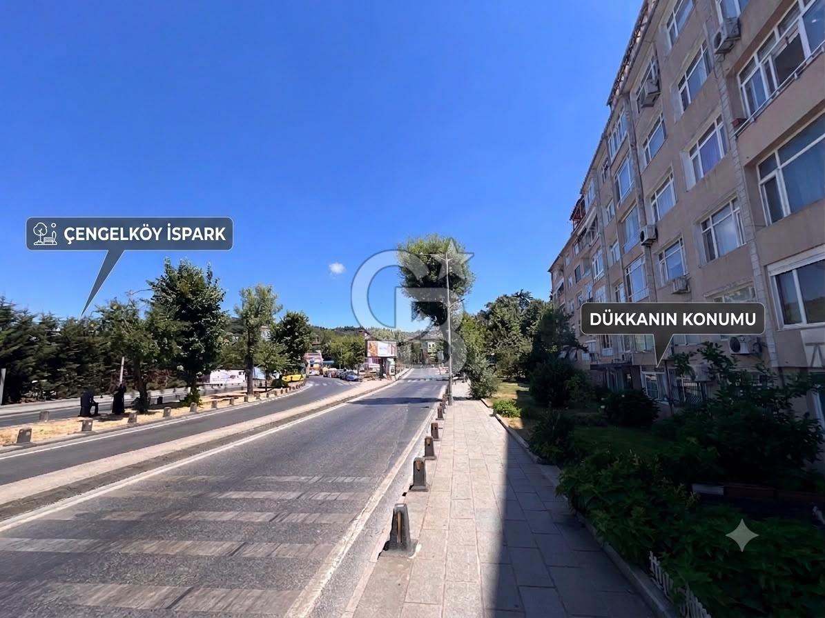 ÜSKÜDAR ÇENGELKÖY SATILIK DÜKKAN YÜKSEK KİRA GETİRİSİ CADDE ÜSTÜ