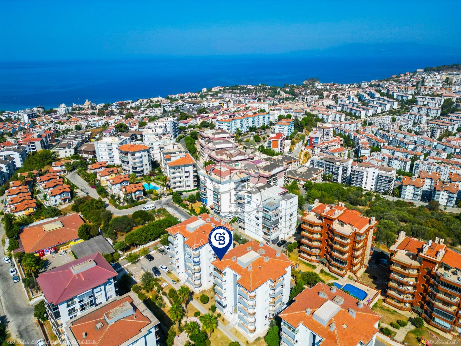 Kuşadası Kadınlar Denizi Deniz Manzaralı 3+1 Masrafsız Daire