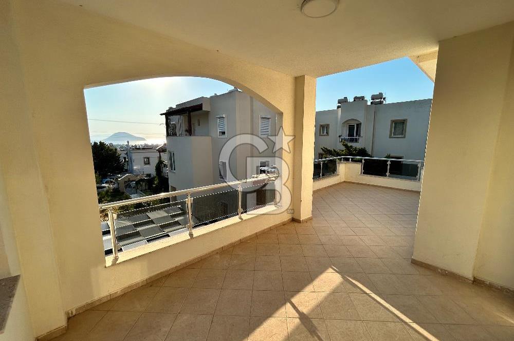 Bodrum Turgutreis 3+1 Deniz Manzaralı Bahçe Kullanımlı ortakat daire