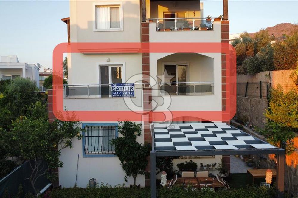 Bodrum Turgutreis 3+1 Deniz Manzaralı Bahçe Kullanımlı ortakat daire