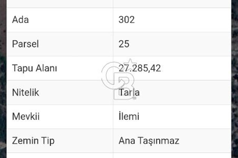 Balıkesir Sındırgı Mumcu köyü 27285 m2 tarla