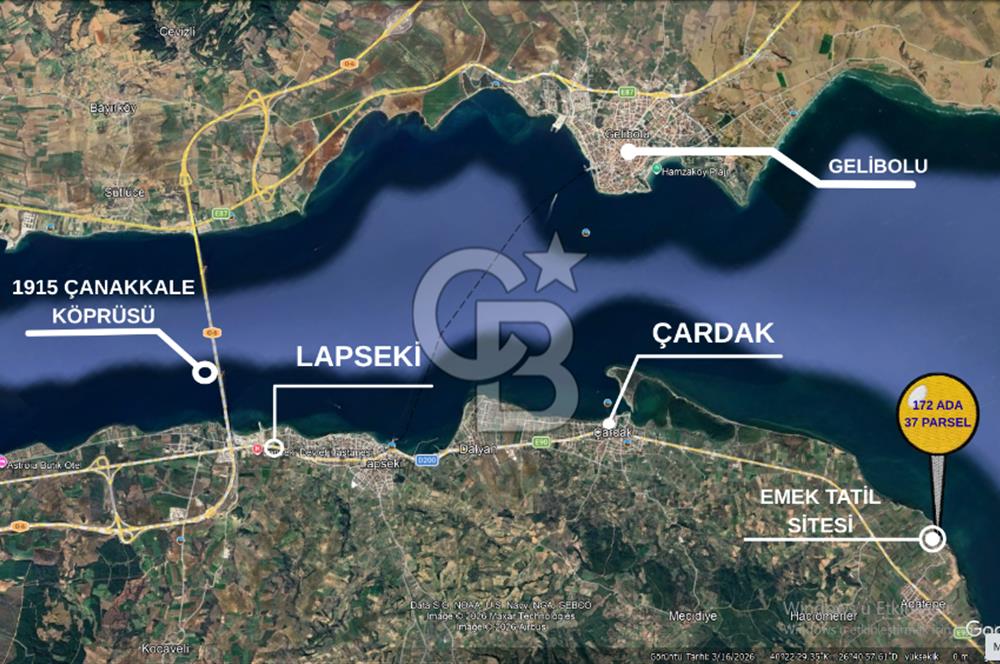 ÇANAKKALE LAPSEKİ EMEK SİTESİ'NDE 260m² ARSALI, 2+1 MÜSTALİK EV