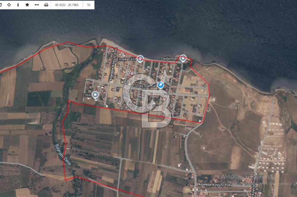 ÇANAKKALE LAPSEKİ EMEK SİTESİ'NDE 260m² ARSALI, 2+1 MÜSTALİK EV