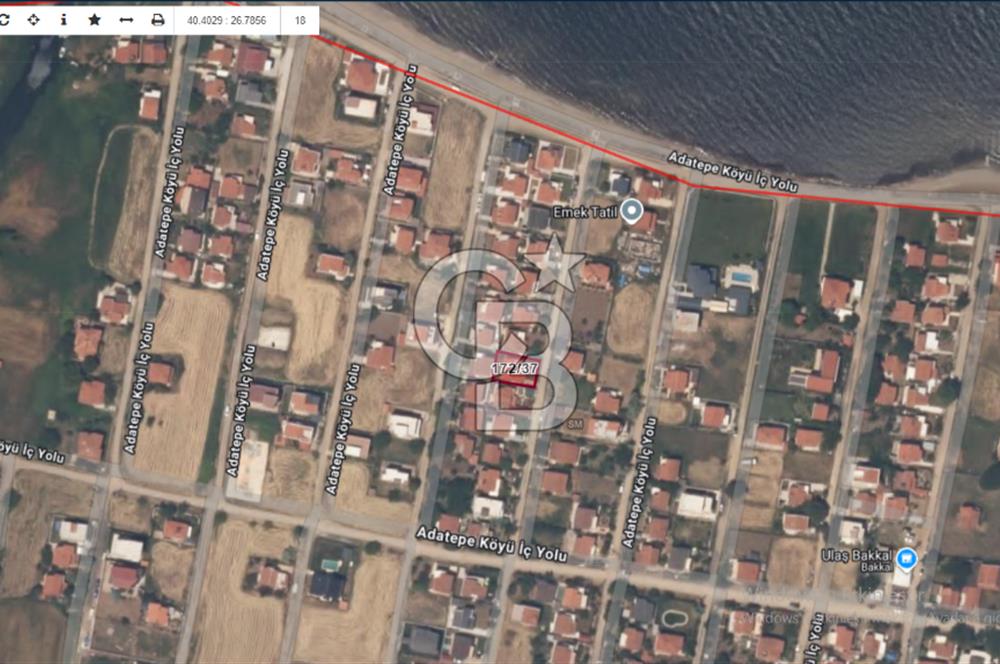 ÇANAKKALE LAPSEKİ EMEK SİTESİ'NDE 260m² ARSALI, 2+1 MÜSTALİK EV
