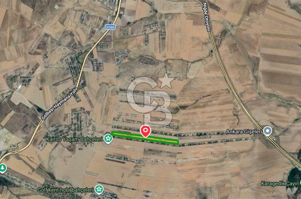 Gölbaşı Gökçehüyük te 1471 m2 Tek Tapu Tarla