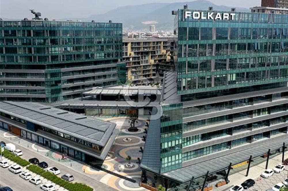 İzmir Bornova Folkart Time'da Prestijli 115 m² Kiralık Ofis