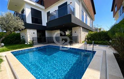 BELEK'DE TURİZM CADDESİ YAKINI 5+1 MÜSTAKİL HAVUZLU SATILIK VİLLA