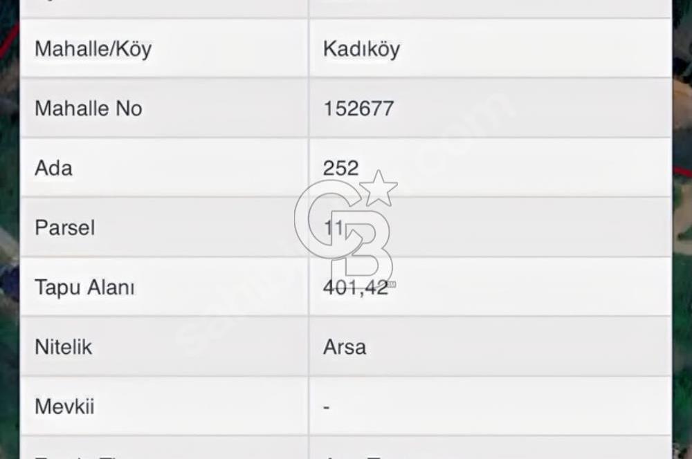 YALOVA KADIKÖY TUTULAN BÖLGE %30 İMARLI 401 m² SATILIK ARSA