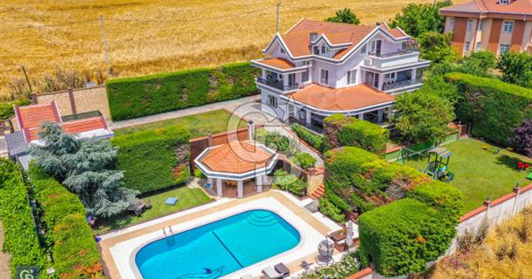 DENİZ MANZARALI HAVUZLU ÖZEL MİMARİ MÜSTAKİL VİLLA 1.400 m2 ARSA - 358293