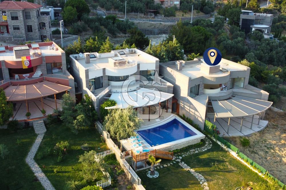 Çanakkale Assos Kozluda Panoramik Deniz Manzaralı Müstakil Villa
