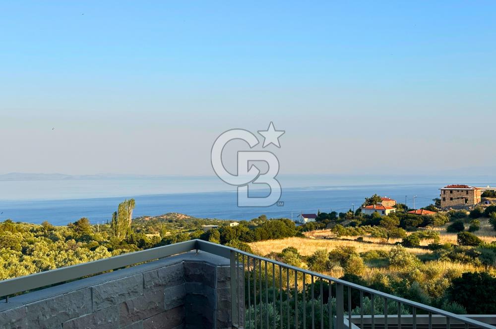 Çanakkale Assos Kozluda Panoramik Deniz Manzaralı Müstakil Villa
