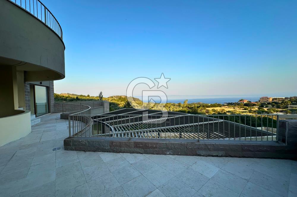Çanakkale Assos Kozluda Panoramik Deniz Manzaralı Müstakil Villa