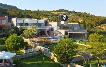Çanakkale Assos Kozluda Panoramik Deniz Manzaralı Müstakil Villa