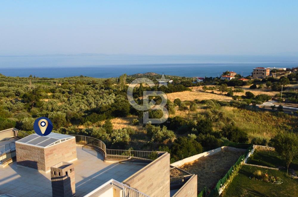 Çanakkale Assos Kozluda Panoramik Deniz Manzaralı Müstakil Villa