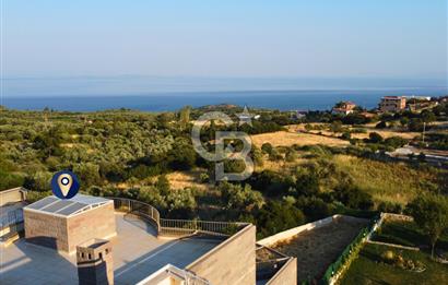 Çanakkale Assos Kozluda Panoramik Deniz Manzaralı Müstakil Villa
