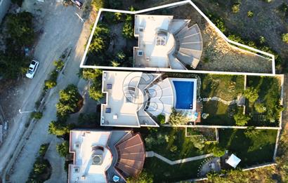Çanakkale Assos Kozluda Panoramik Deniz Manzaralı Müstakil Villa