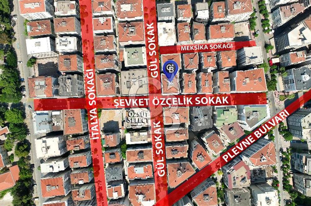 Prestijin Adresi Gül Sokak' ta Özel Tasarım 3+1 Satılık Daire