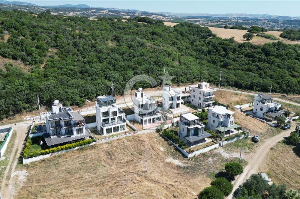 ÇANAKKALE KANGIRLI BOĞAZ MANZARALI 4+1 MÜSTAKİL SATILIK VİLLA