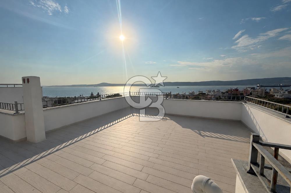ÇANAKKALE KANGIRLI BOĞAZ MANZARALI 4+1 MÜSTAKİL SATILIK VİLLA