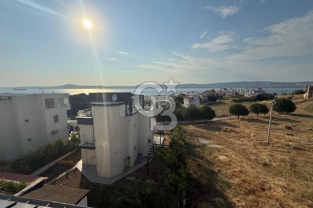ÇANAKKALE KANGIRLI BOĞAZ MANZARALI 4+1 MÜSTAKİL SATILIK VİLLA