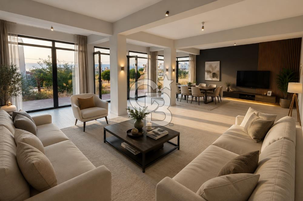 ÇANAKKALE KANGIRLI BOĞAZ MANZARALI 4+1 MÜSTAKİL SATILIK VİLLA
