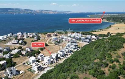 ÇANAKKALE KANGIRLI BOĞAZ MANZARALI 4+1 MÜSTAKİL SATILIK VİLLA