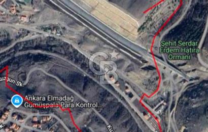 ELMADAĞ ÜÇEVLER MAH'DE YOLA YAKIN 480 m2 İMARLI MANZARALI ARSA