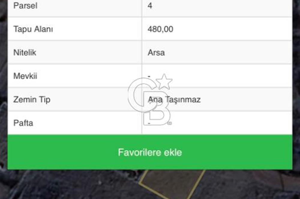 ELMADAĞ ÜÇEVLER MAH'DE YOLA YAKIN 480 m2 İMARLI MANZARALI ARSA