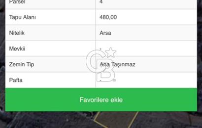 ELMADAĞ ÜÇEVLER MAH'DE YOLA YAKIN 480 m2 İMARLI MANZARALI ARSA