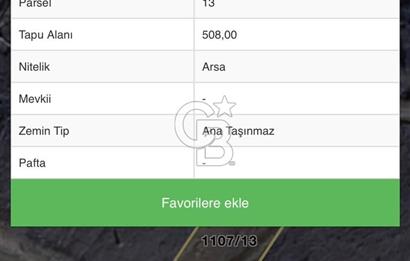 ELMADAĞ ÜÇEVLER MAH'DE YOLA YAKIN 508 m2 İMARLI MANZARALI ARSA
