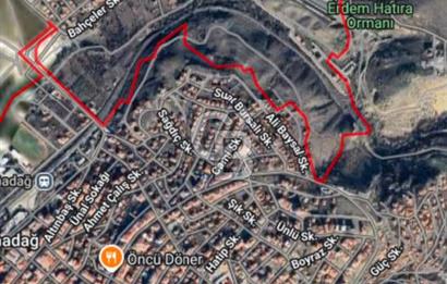 ELMADAĞ ÜÇEVLER MAH'DE YOLA YAKIN 512 m2 İMARLI MANZARALI ARSA