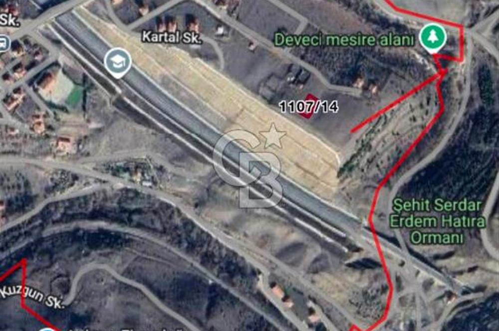 ELMADAĞ ÜÇEVLER MAH'DE YOLA YAKIN 512 m2 İMARLI MANZARALI ARSA