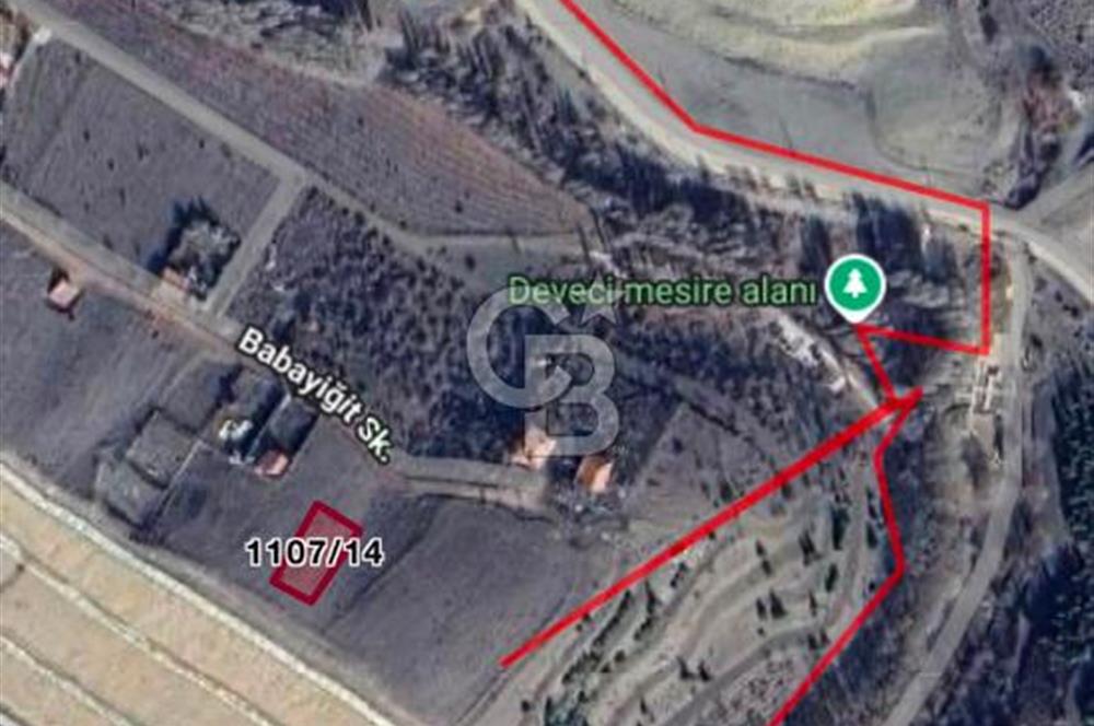 ELMADAĞ ÜÇEVLER MAH'DE YOLA YAKIN 512 m2 İMARLI MANZARALI ARSA