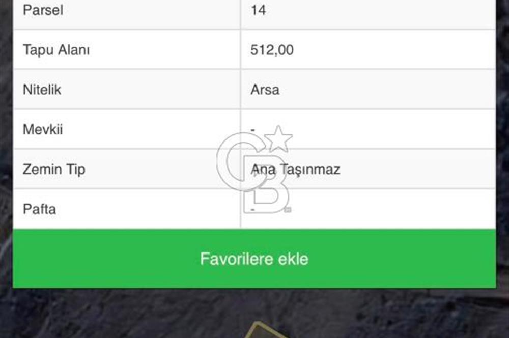 ELMADAĞ ÜÇEVLER MAH'DE YOLA YAKIN 512 m2 İMARLI MANZARALI ARSA
