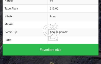 ELMADAĞ ÜÇEVLER MAH'DE YOLA YAKIN 512 m2 İMARLI MANZARALI ARSA