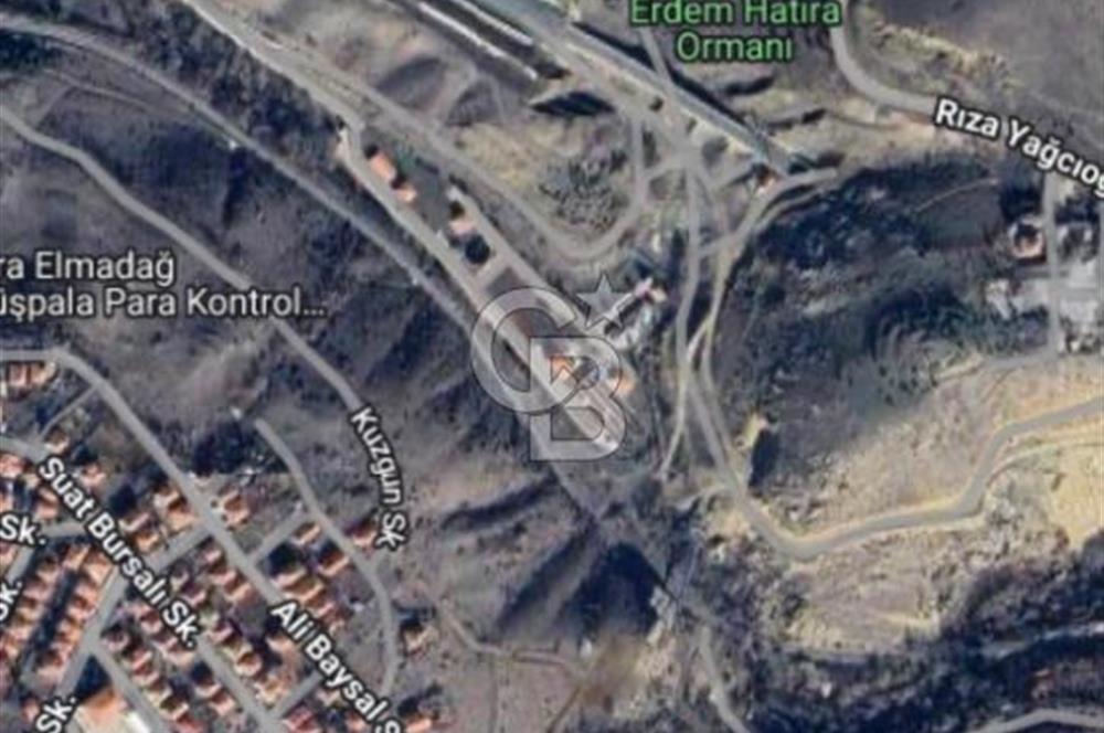 ELMADAĞ ÜÇEVLER MAH'DE YOLA YAKIN 485 m2 İMARLI MANZARALI ARSA