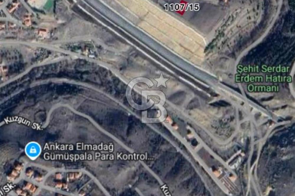 ELMADAĞ ÜÇEVLER MAH'DE YOLA YAKIN 485 m2 İMARLI MANZARALI ARSA