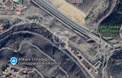 ELMADAĞ ÜÇEVLER MAH'DE YOLA YAKIN 485 m2 İMARLI MANZARALI ARSA