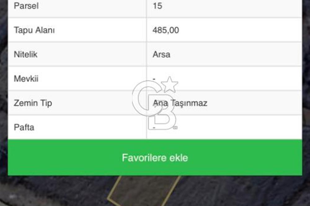 ELMADAĞ ÜÇEVLER MAH'DE YOLA YAKIN 485 m2 İMARLI MANZARALI ARSA