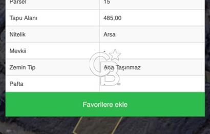 ELMADAĞ ÜÇEVLER MAH'DE YOLA YAKIN 485 m2 İMARLI MANZARALI ARSA