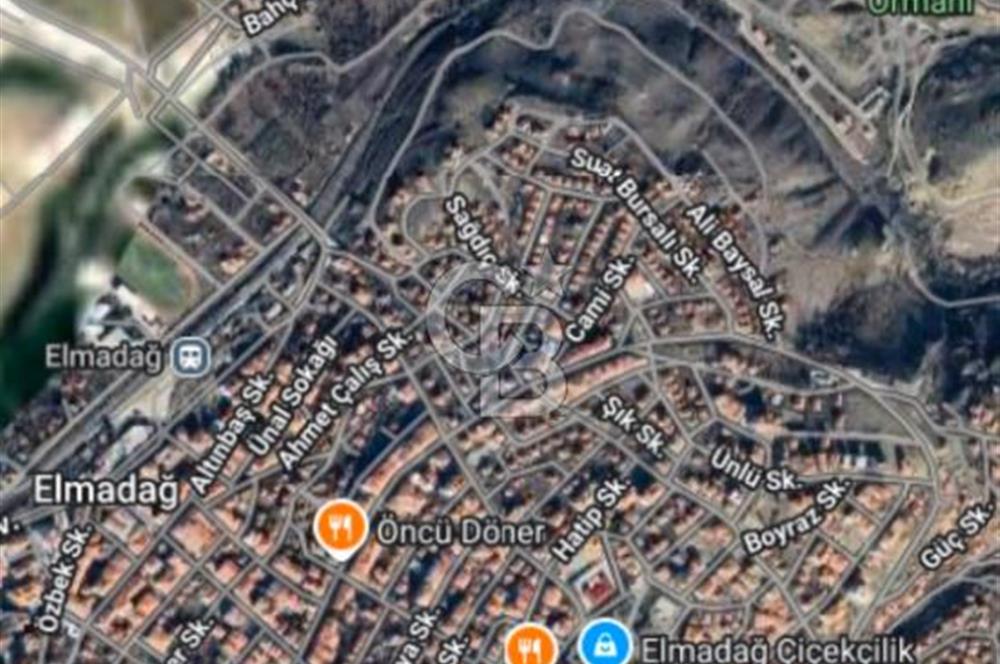 ELMADAĞ ÜÇEVLER MAH'DE YOLA YAKIN 546 m2 İMARLI MANZARALI ARSA