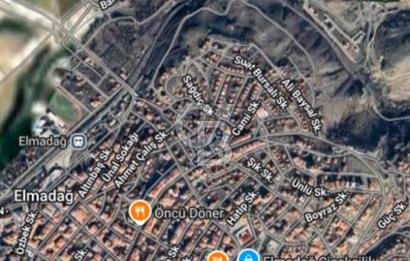 ELMADAĞ ÜÇEVLER MAH'DE YOLA YAKIN 546 m2 İMARLI MANZARALI ARSA