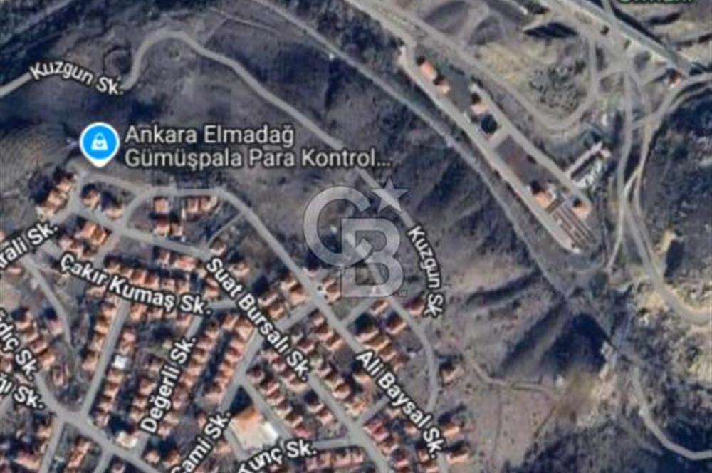 ELMADAĞ ÜÇEVLER MAH'DE YOLA YAKIN 546 m2 İMARLI MANZARALI ARSA
