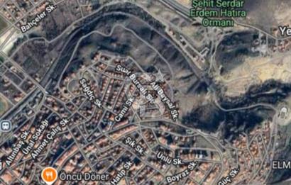 ELMADAĞ ÜÇEVLER MAH'DE YOLA YAKIN 546 m2 İMARLI MANZARALI ARSA
