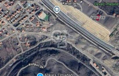 ELMADAĞ ÜÇEVLER MAH'DE YOLA YAKIN 488 m2 İMARLI MANZARALI ARSA