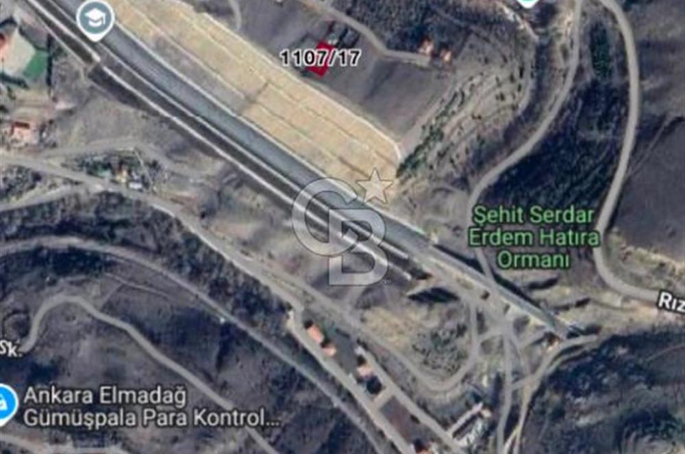 ELMADAĞ ÜÇEVLER MAH'DE YOLA YAKIN 491 m2 İMARLI MANZARALI ARSA
