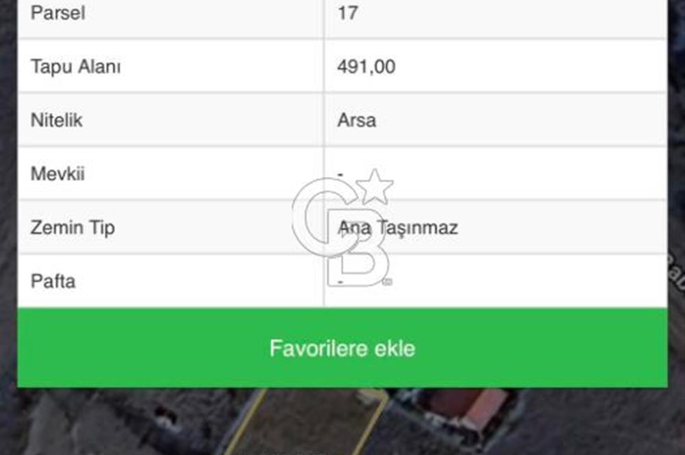 ELMADAĞ ÜÇEVLER MAH'DE YOLA YAKIN 491 m2 İMARLI MANZARALI ARSA
