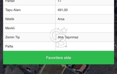ELMADAĞ ÜÇEVLER MAH'DE YOLA YAKIN 491 m2 İMARLI MANZARALI ARSA