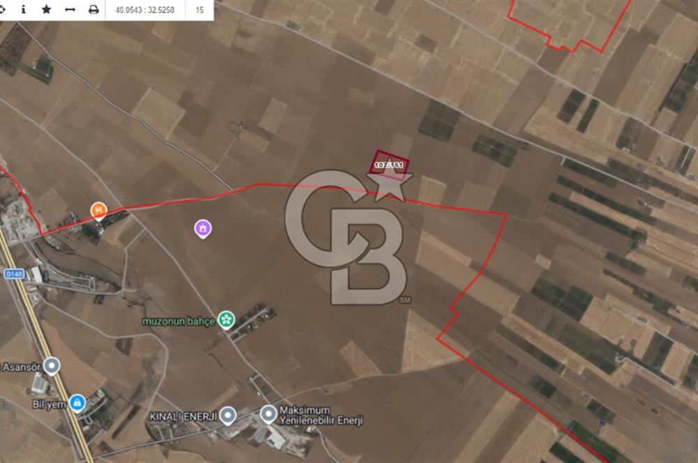 SİNCAN İLYAKUT'TA, TAİ VE HAB OSB YAKINI, 5.930 m² SATILIK TARLA